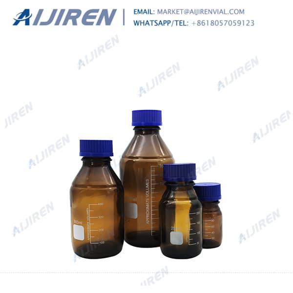 Free sample clear 1000ml media bottle Mycap